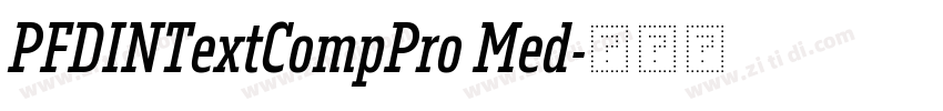 PFDINTextCompPro Med字体转换